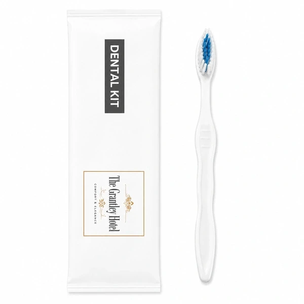 Regular Toothbrush with Dental Kit Pouch