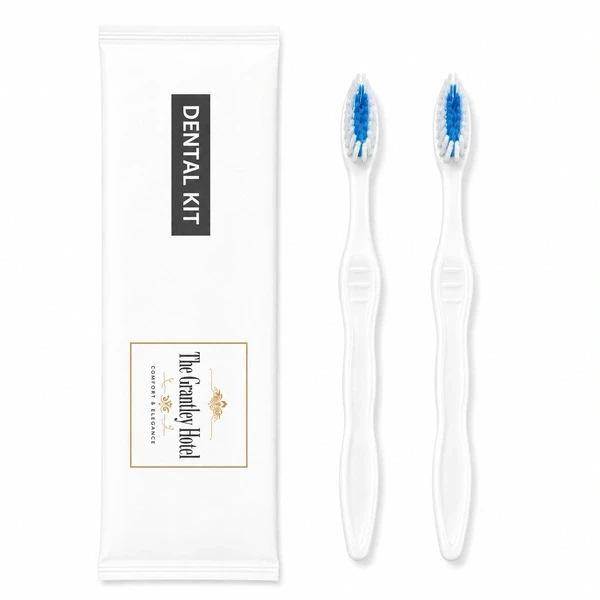 Dental Kit with 2 Regular Toothbrushes