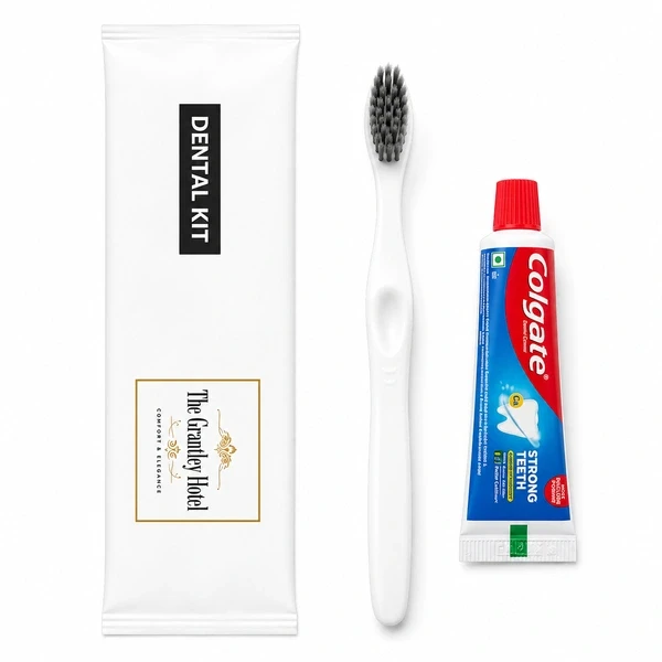 1 PCR Toothbrush + 1 Colgate Toothpaste with Dental Kit Pouch