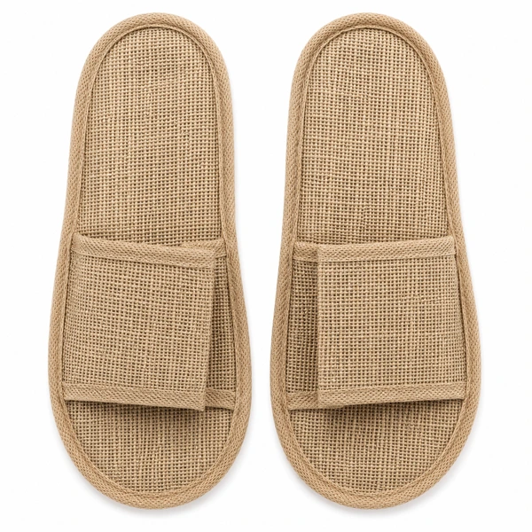  Slippers Open Toe Jute